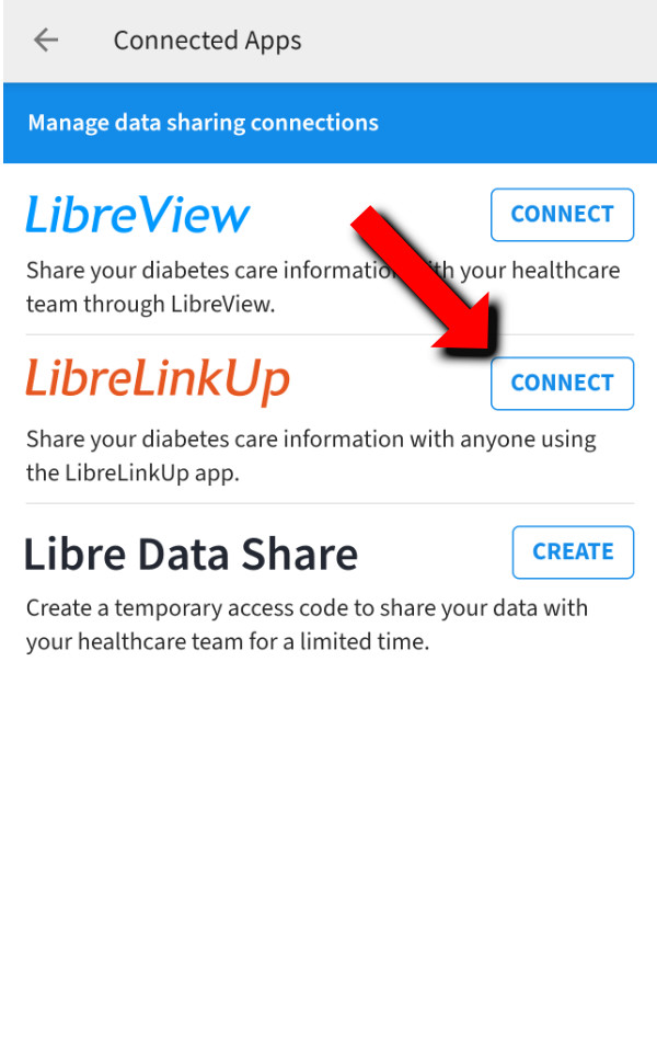 LibreLink Setup Step 2