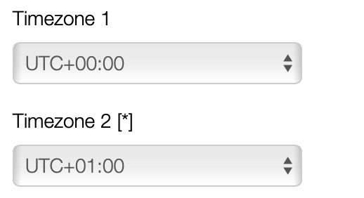 Timezone settings in Garmin Connect IQ app