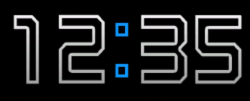 Barlow font outlined