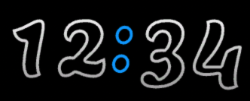 Lemon font outlined