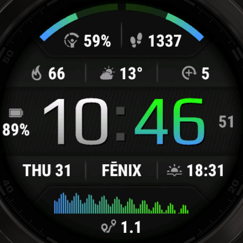 Fenix 8 Data Dash