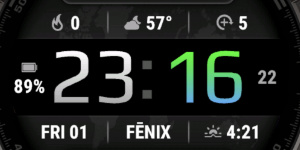 Time background enabled