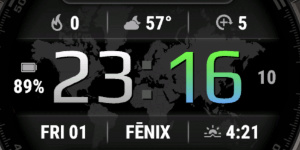 Time background disabled