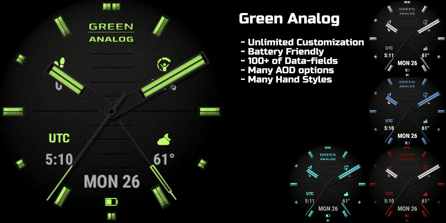 Green Analog Banner