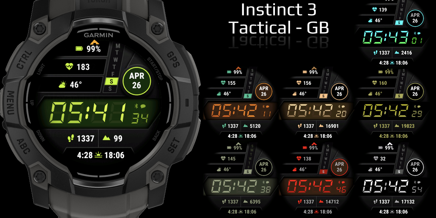 Instinct 3 Tactical Banner