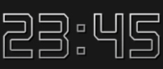 Barlow font outlined