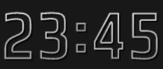 Play Bold font outlined