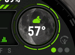 Circle Moon Plus Data style