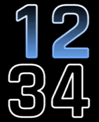 Bionic font outlined